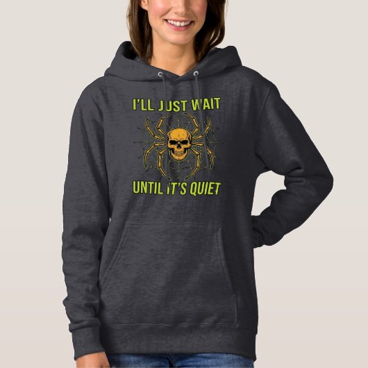 Pull À Capuche Conception de T-Shirt Halloween drôle de crâne vin (Devant)