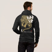 Pull À Capuche Conception de tigre de rue Hangul (Dos entier)