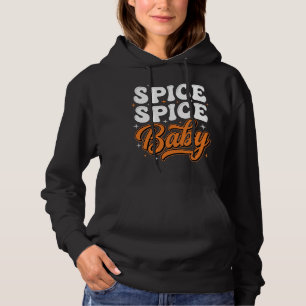 Pull À Capuche Conception de typographie rétro Halloween Spice Sp