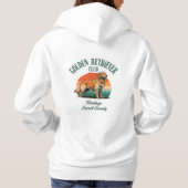 Pull À Capuche Conception pour amateur de Golden Retriever (Dos)