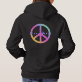 Pull À Capuche concombre paix rose (Dos)