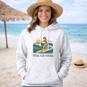 Pull À Capuche Conçue pour les vagues | Rétro épinglé sur une fil