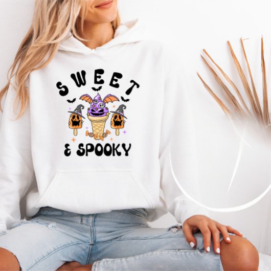 Pull À Capuche Cones de crème glacée Monster doux et Éffrayant