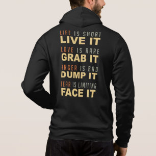 Pull À Capuche Conseil sur la durée de vie motivée du texte perso