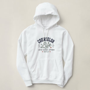 Pull À Capuche Conseiller Vie Écouter Soutenir Renforcer Répéter