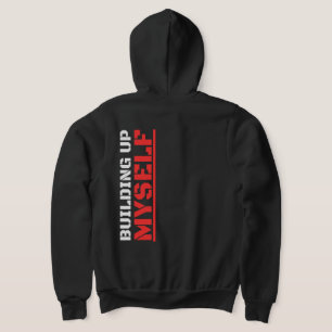 Pull À Capuche Construire Moi-Même Graphique Streetwear Fitness G