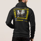 Pull À Capuche Construit sur mesure différemment Amateur de Chat (Dos)