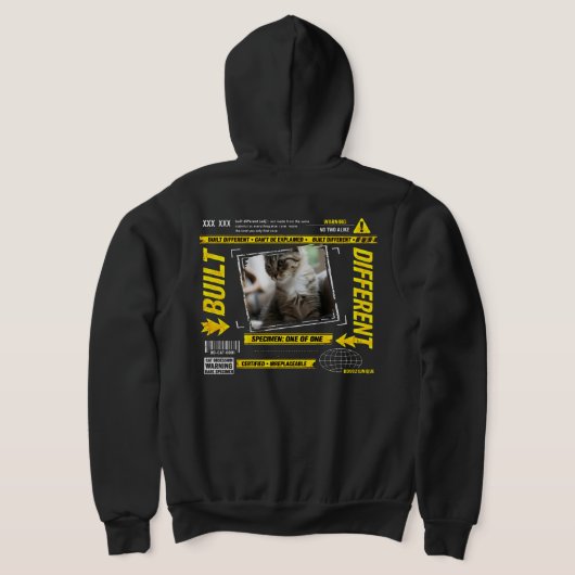 Pull À Capuche Construit sur mesure différemment Amateur de Chat (Couchage Retour)