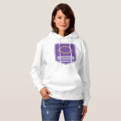 Pull À Capuche Contour de citron violet et jaune (Devant entier)