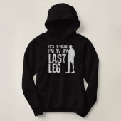 Pull À Capuche Cool Jambe Amputée Art Pour Hommes Femmes Jambe Pr (Design devant)