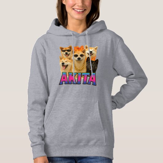 Pull À Capuche Copie Akita (Devant)