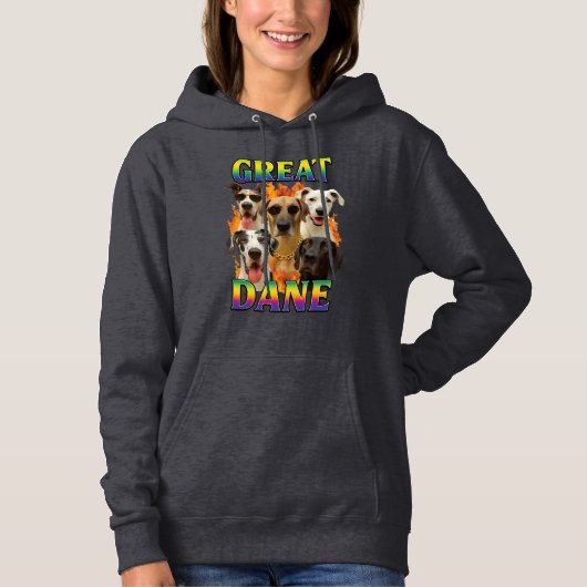 Pull À Capuche Copie Grand Danois (Devant)
