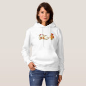 Pull À Capuche Coq Et Poules (Devant entier)