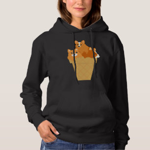 Pull À Capuche Corgi bébé mignon