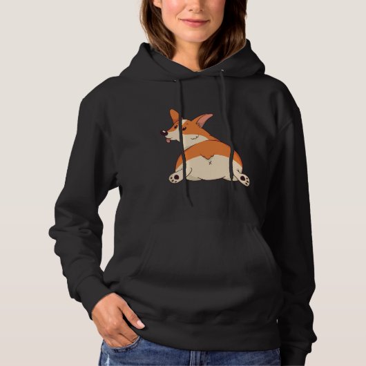 Pull À Capuche Corgi Butt 201 (Devant)