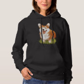 Pull À Capuche Corgi Dog (Devant)
