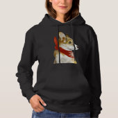Pull À Capuche Corgi In Red (Devant)