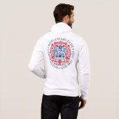Pull À Capuche Coronation du roi Charles III (Dos entier)