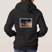 Pull À Capuche Cosmic Planet Horizon Sweatshirt à capuche pour ad (Dos)