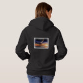 Pull À Capuche Cosmic Planet Horizon Sweatshirt à capuche pour ad (Dos entier)
