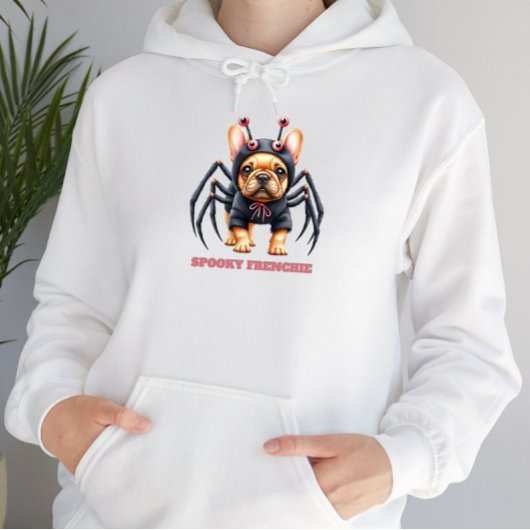 Pull À Capuche Costume d'araignée Frenchie chiot Halloween