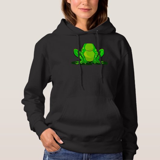 Pull À Capuche Costume de grenouille Halloween Green Toad Kids Ho (Devant)