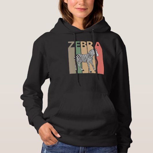 Pull À Capuche Costume Zebra amusant (Devant)