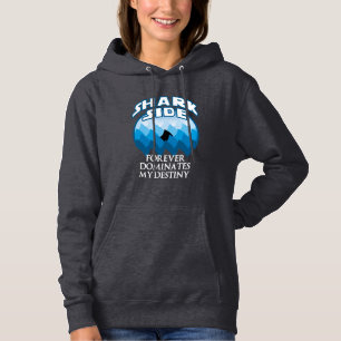 Pull À Capuche Côté requin Citation Drôle Pour Les Amateurs De