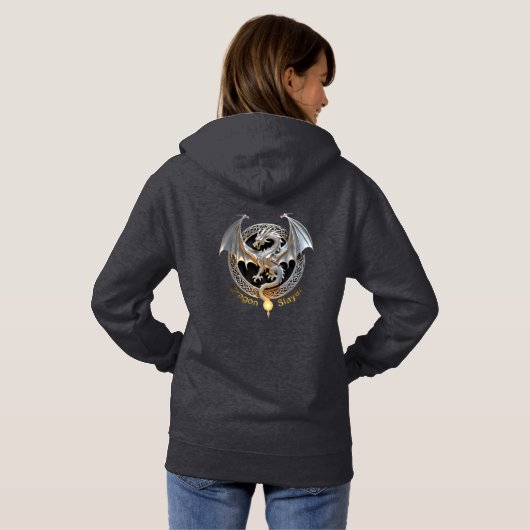 Pull À Capuche Couche de dragon (Dos entier)