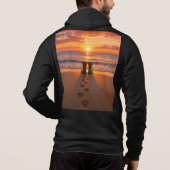 Pull À Capuche Coucher de soleil Paws Before Boots (Dos)