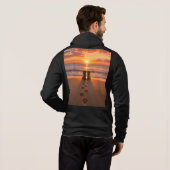 Pull À Capuche Coucher de soleil Paws Before Boots (Dos entier)