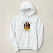 Pull À Capuche Coucher de soleil sur l (Design devant)