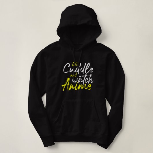 Pull À Capuche Couddle and Watch Anime - Couple Buts (Design devant)