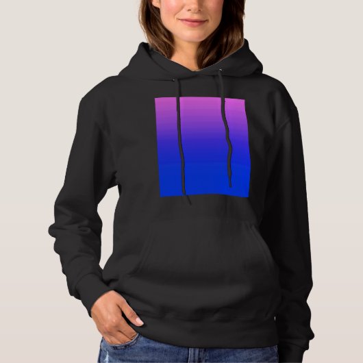 Pull À Capuche Couleurs de fierté bisexuelle (Devant)
