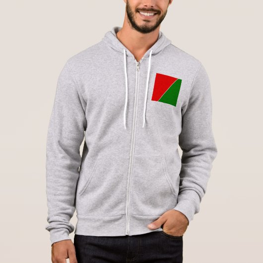 Pull À Capuche Couleurs du drapeau national biélorusse (Devant)