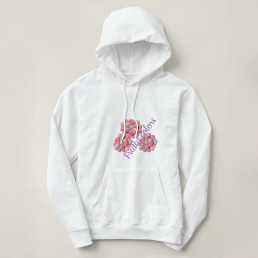 Pull À Capuche Couleurs fruitées (Design devant)