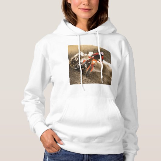 Pull À Capuche Coureur de motocross (Devant)