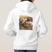 Pull À Capuche Coureur de motocross (Dos)