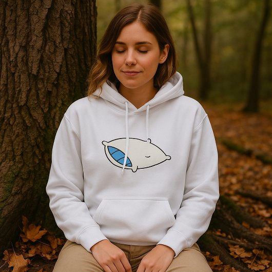 Pull À Capuche Coussin de dessin animé avec géant