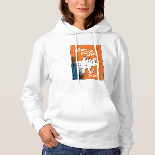 Pull À Capuche Couverture de livre espagnol Horton Escucha A Quie (Devant)