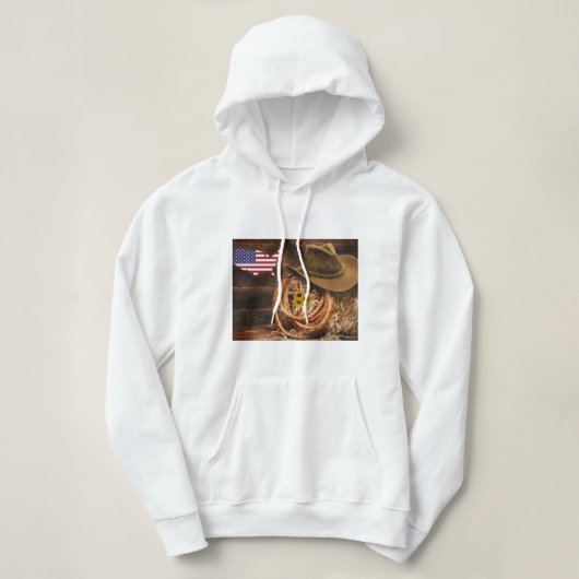 Pull À Capuche Cowboy (Design devant)