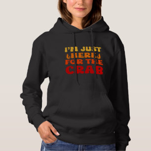 Pull À Capuche Crabe I Love Crabe Drôle Nourriture Amoureux Anima