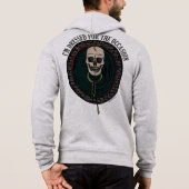 Pull À Capuche Crâne habillé pour l'occasion  (Dos)
