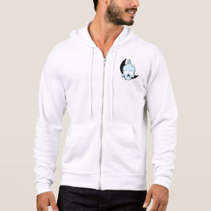 Pull À Capuche Crâne sombre & Bougie Design de Lune Impression