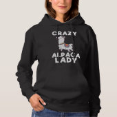 Pull À Capuche Crazy Alpaca Lady   Animal (Devant)