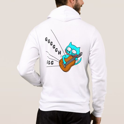Pull À Capuche Crazy Cat (Dos)