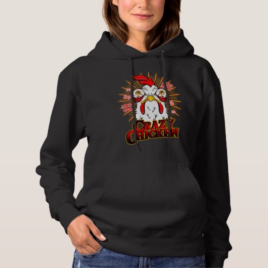 Pull À Capuche Crazy Chicken (Devant)