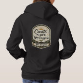 Pull À Capuche Create the Life You Imagine Women's Motivational H (Dos)