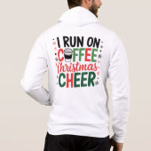 Pull À Capuche Création de Noël pour le café (Dos)