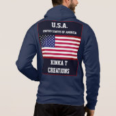 Pull À Capuche Créations Kinka T États-Unis (Dos)